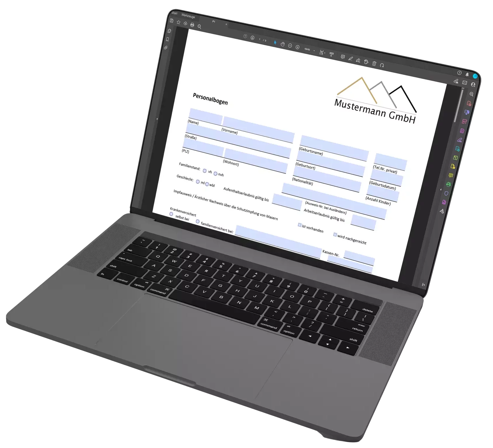 ausfüllbares pdf formular erstellen lassen